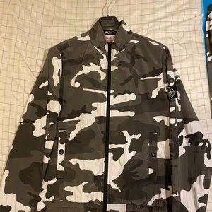 Supreme x stone island nylon camo jacket